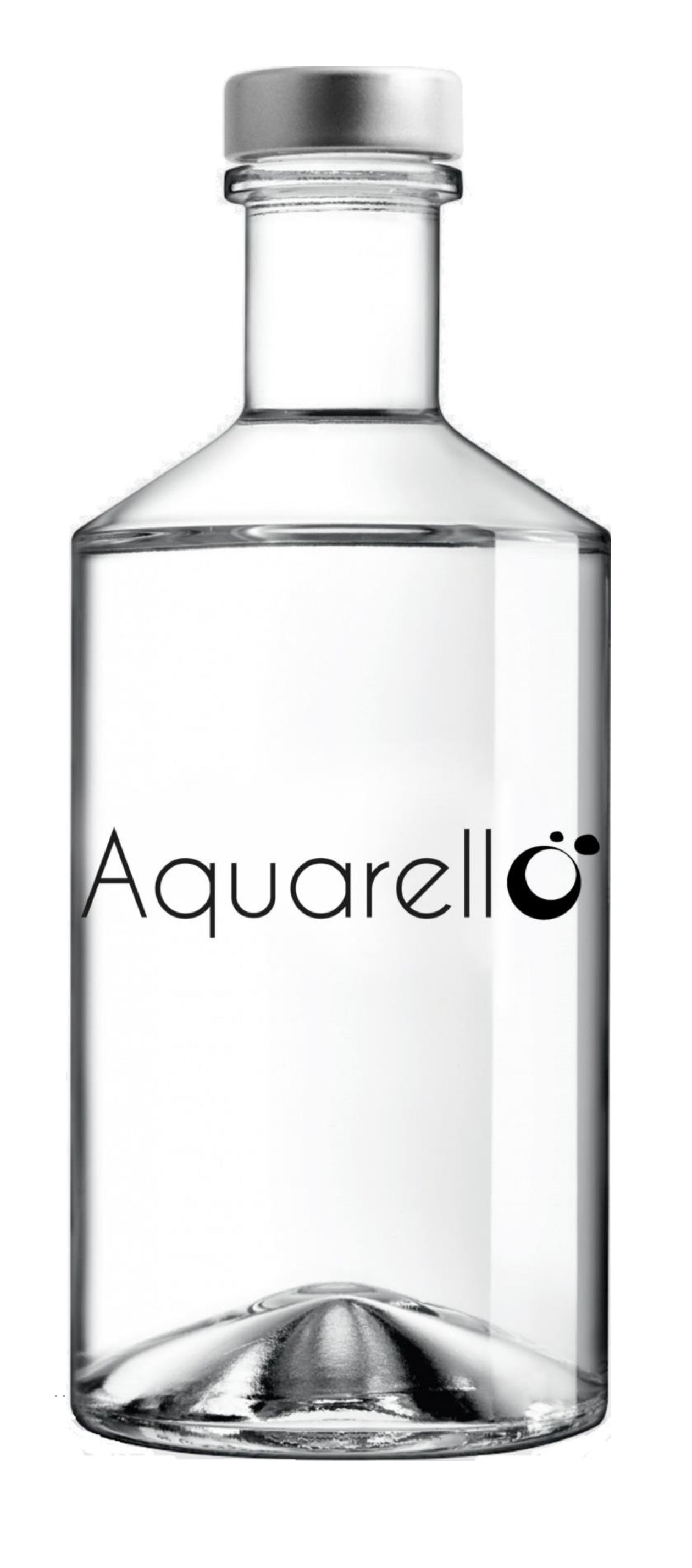 Personalisierte Glasflasche 75cl mit Logo - Aquarello Glasflasche