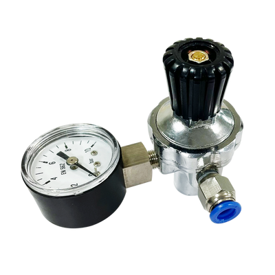 Druckminderer für CO2-Gasflaschen 2-10kg mit verstellbarem Druckbereich von 0-6 Bar – Ideal für Wasserspender